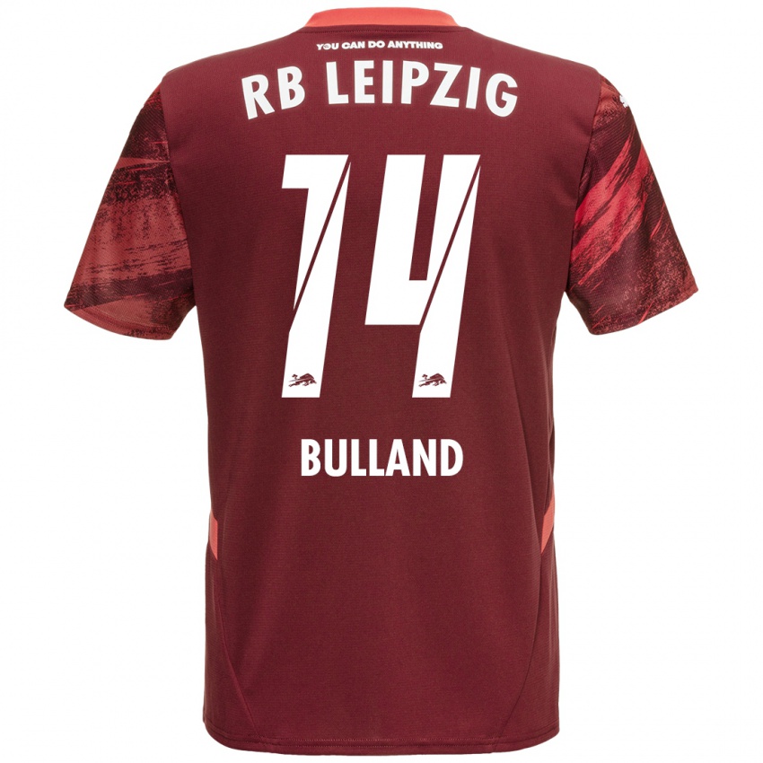 Niño Camiseta Anton Bulland #14 Borgoña 2ª Equipación 2024/25 La Camisa México