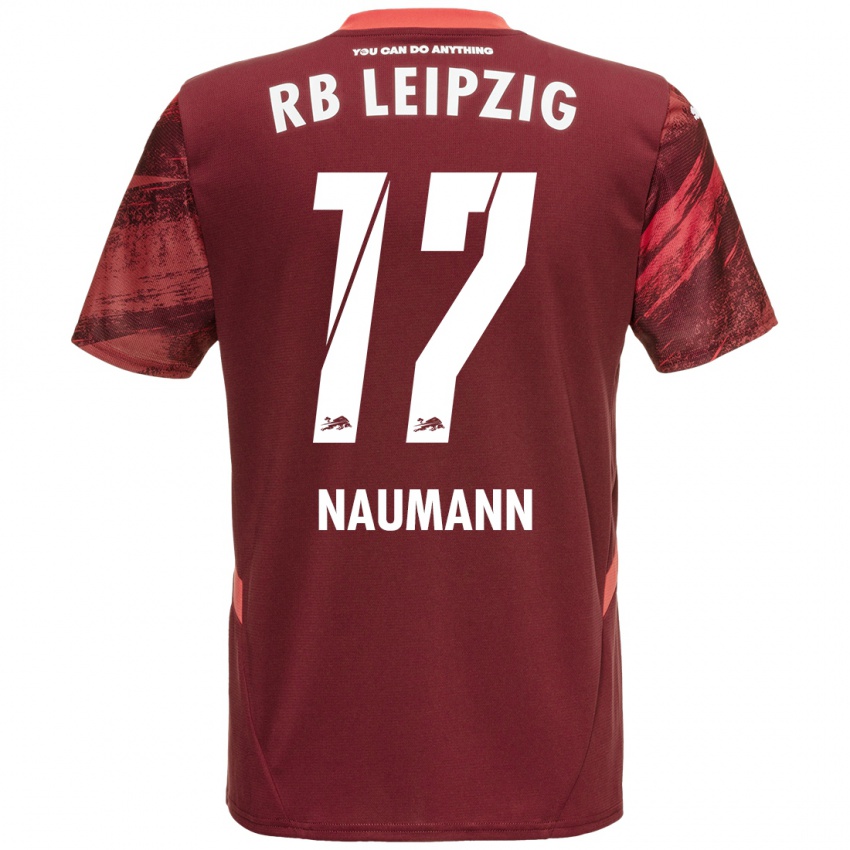 Niño Camiseta Carlos Naumann #17 Borgoña 2ª Equipación 2024/25 La Camisa México