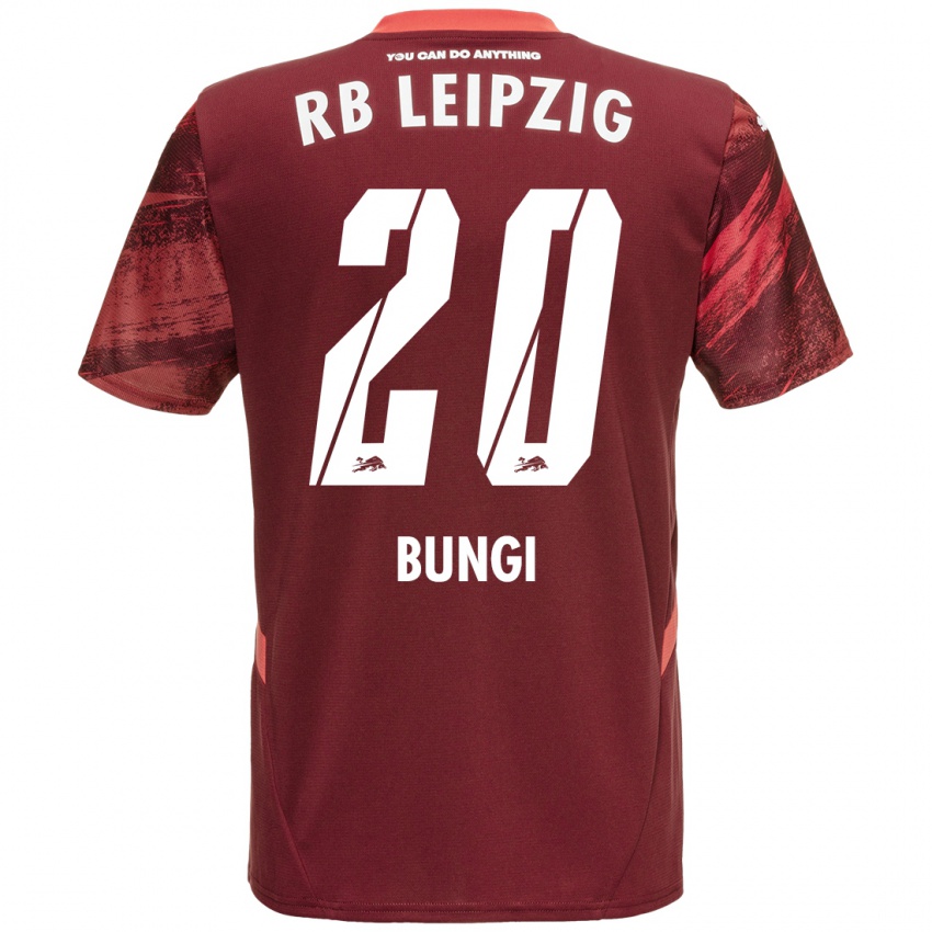 Niño Camiseta Joyeux Masanka Bungi #20 Borgoña 2ª Equipación 2024/25 La Camisa México