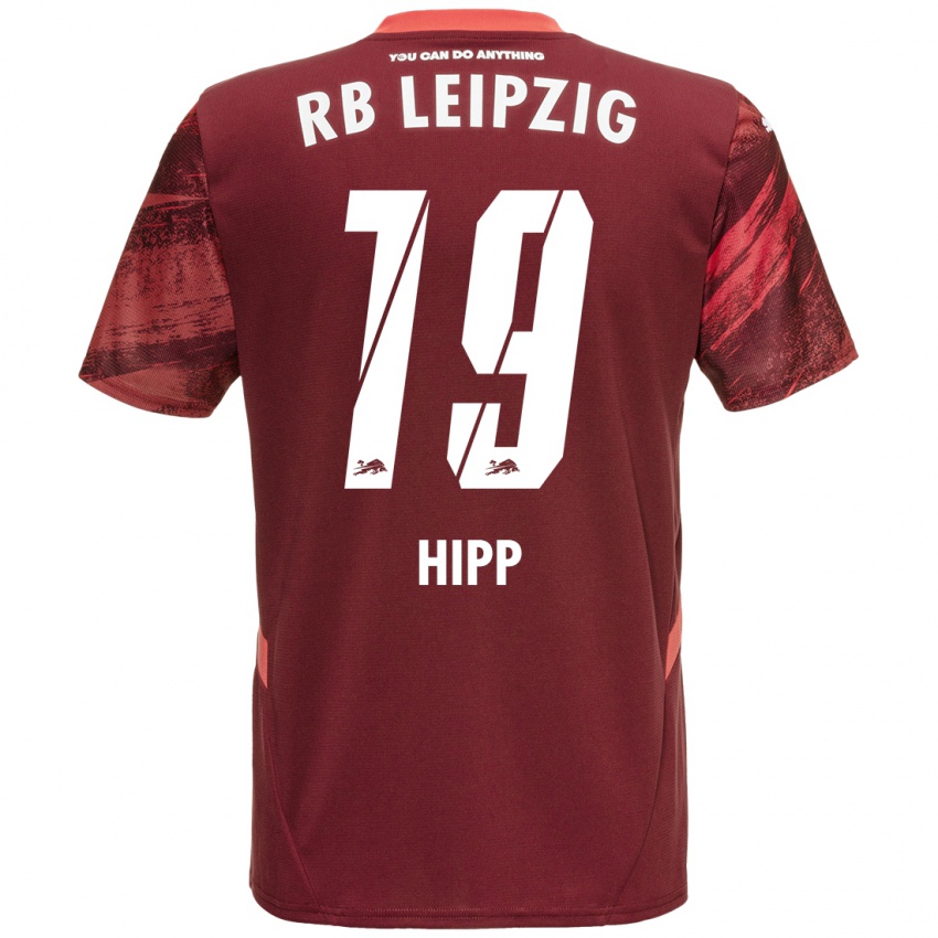 Niño Camiseta Jenny Hipp #19 Borgoña 2ª Equipación 2024/25 La Camisa México