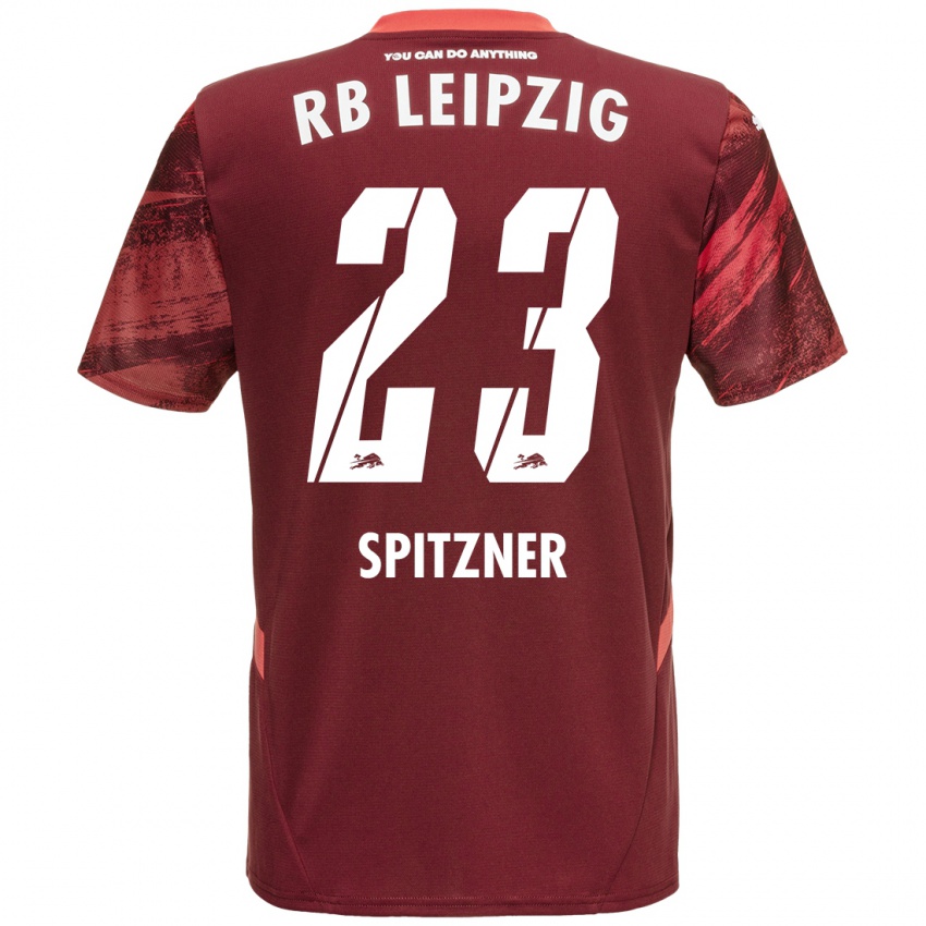 Niño Camiseta Kyra Spitzner #23 Borgoña 2ª Equipación 2024/25 La Camisa México