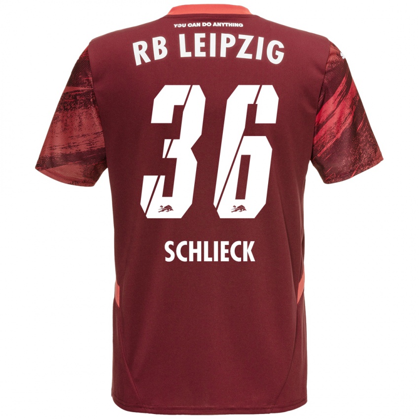 Niño Camiseta Timo Schlieck #36 Borgoña 2ª Equipación 2024/25 La Camisa México