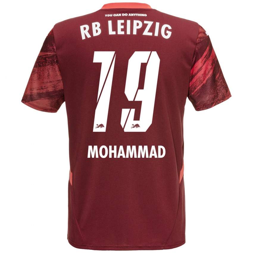 Niño Camiseta Sammy Mohammad #19 Borgoña 2ª Equipación 2024/25 La Camisa México