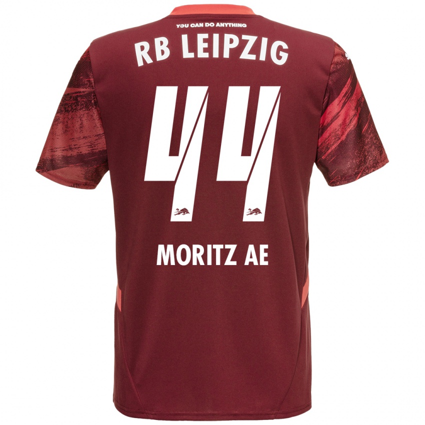 Niño Camiseta Moritz Aé #44 Borgoña 2ª Equipación 2024/25 La Camisa México