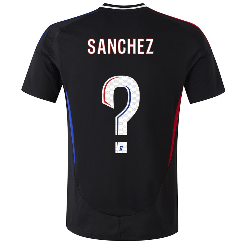 Niño Camiseta Florent Sanchez #0 Negro 2ª Equipación 2024/25 La Camisa México