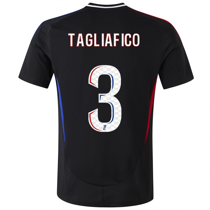 Niño Camiseta Nicolas Tagliafico #3 Negro 2ª Equipación 2024/25 La Camisa México