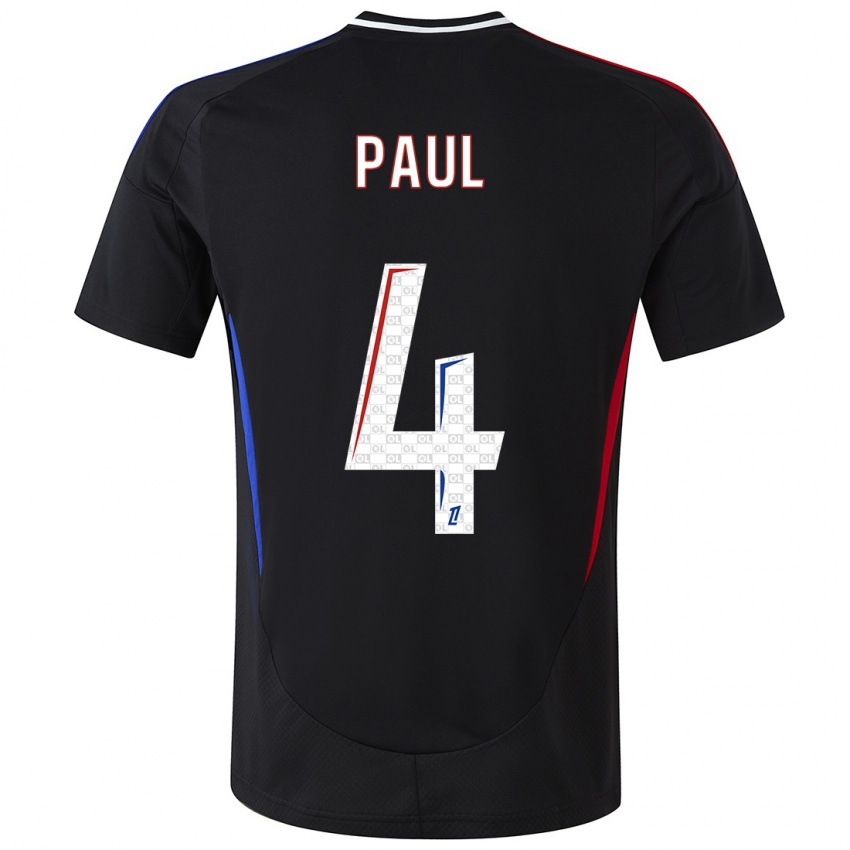 Niño Camiseta Paul Akouokou #4 Negro 2ª Equipación 2024/25 La Camisa México