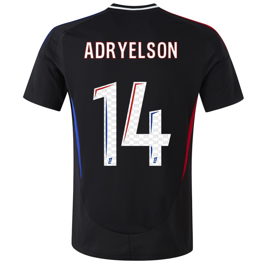 Niño Camiseta Adryelson #14 Negro 2ª Equipación 2024/25 La Camisa México