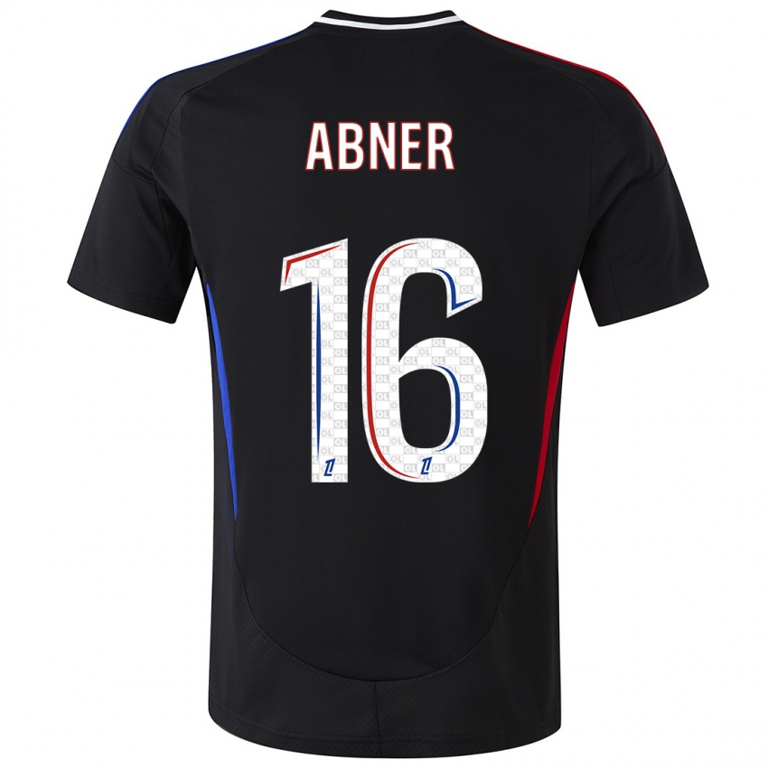 Niño Camiseta Abner #16 Negro 2ª Equipación 2024/25 La Camisa México