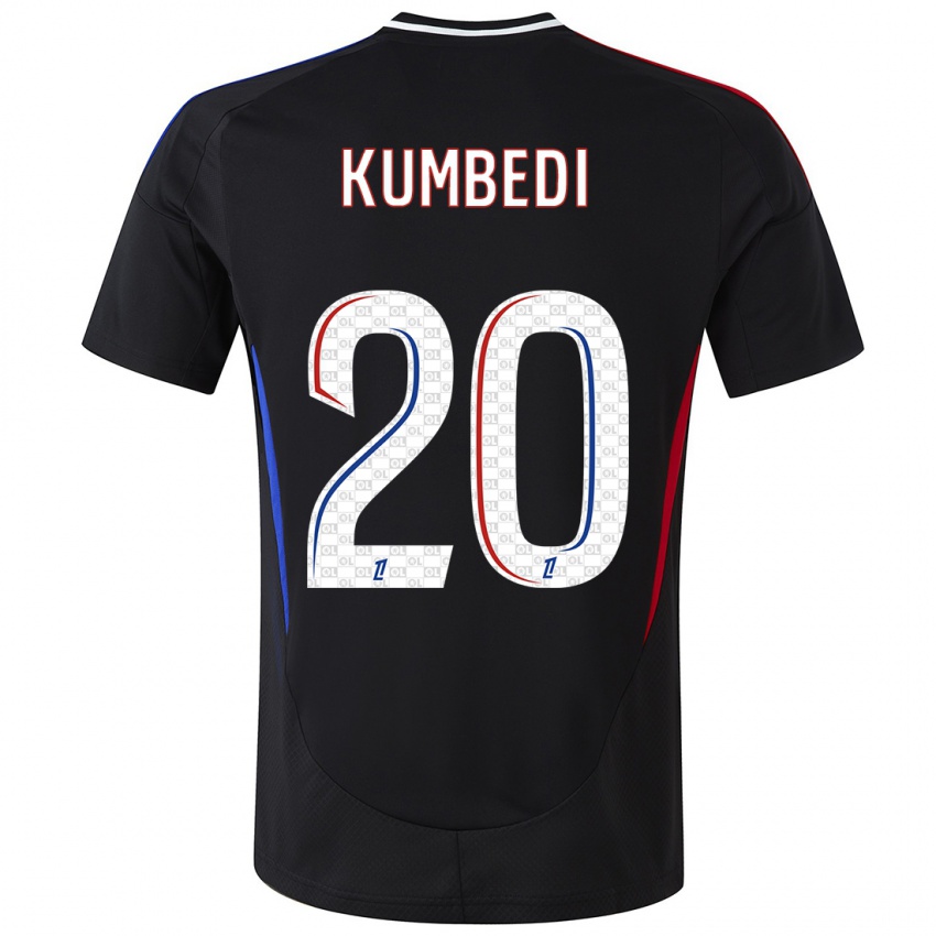 Niño Camiseta Saël Kumbedi #20 Negro 2ª Equipación 2024/25 La Camisa México