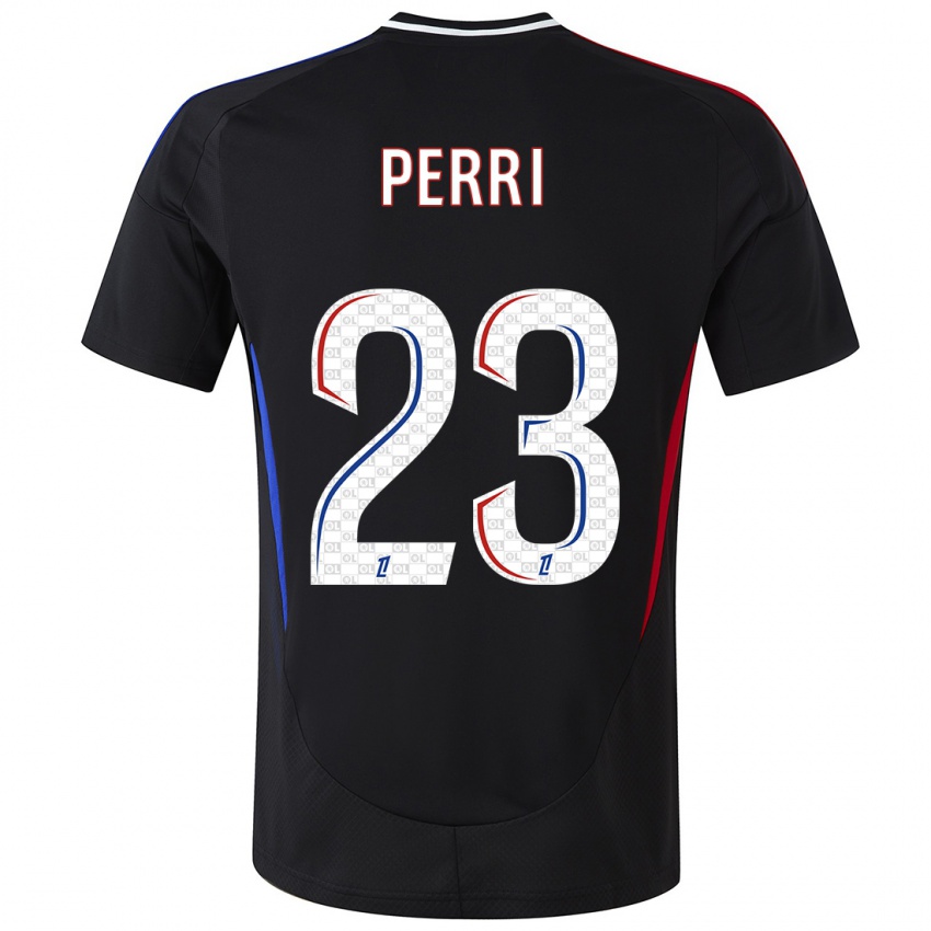 Niño Camiseta Lucas Perri #23 Negro 2ª Equipación 2024/25 La Camisa México