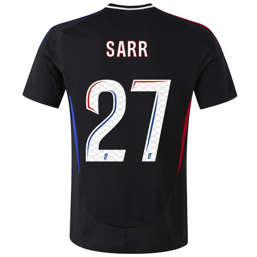 Niño Camiseta Amin Sarr #27 Negro 2ª Equipación 2024/25 La Camisa México