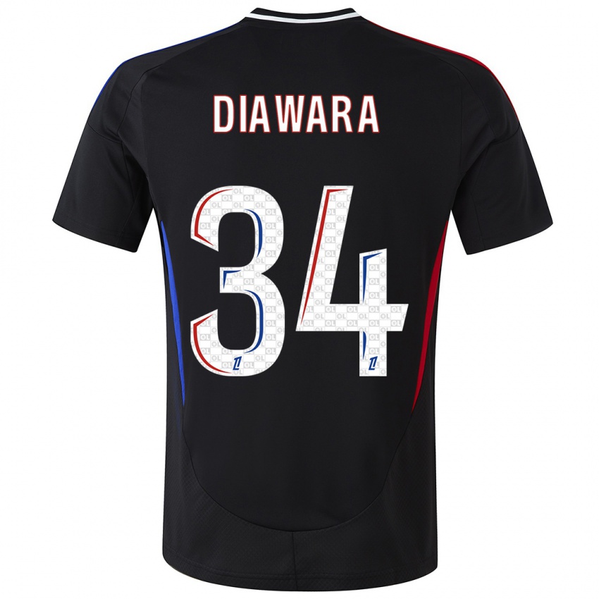 Niño Camiseta Mahamadou Diawara #34 Negro 2ª Equipación 2024/25 La Camisa México