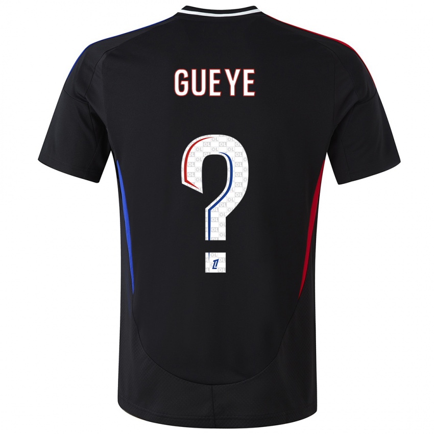 Niño Camiseta Thiema Gueye #0 Negro 2ª Equipación 2024/25 La Camisa México