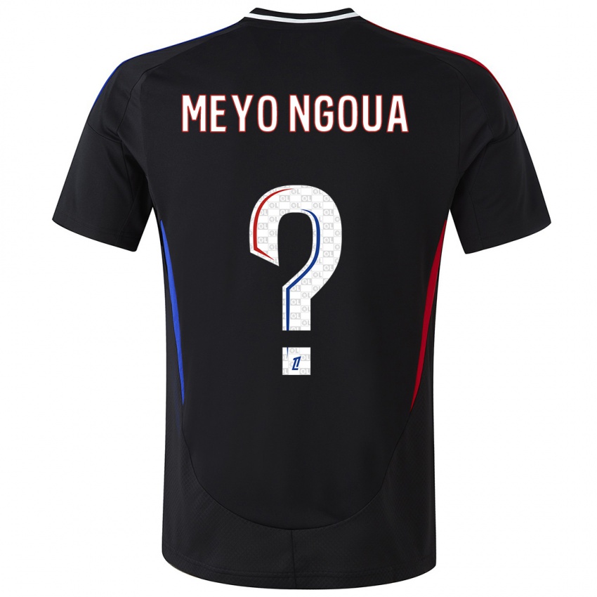 Niño Camiseta Bryan Meyo Ngoua #0 Negro 2ª Equipación 2024/25 La Camisa México