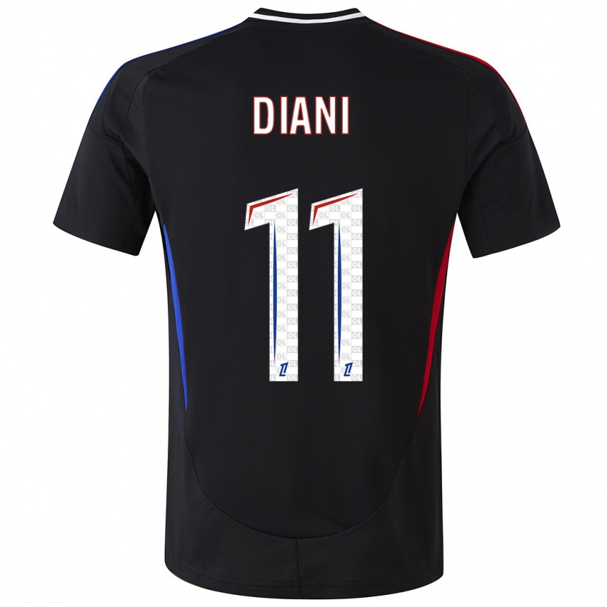 Niño Camiseta Kadidiatou Diani #11 Negro 2ª Equipación 2024/25 La Camisa México