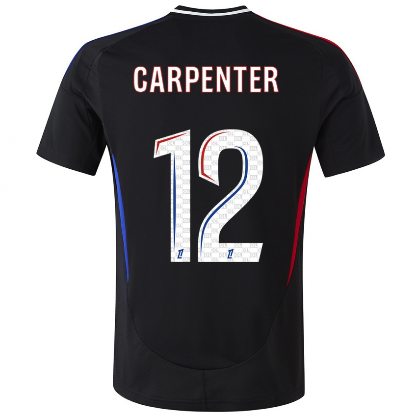 Niño Camiseta Ellie Carpenter #12 Negro 2ª Equipación 2024/25 La Camisa México