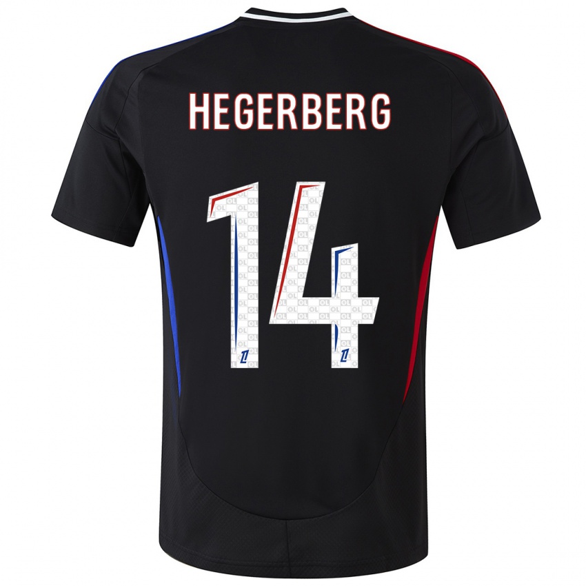 Niño Camiseta Ada Hegerberg #14 Negro 2ª Equipación 2024/25 La Camisa México