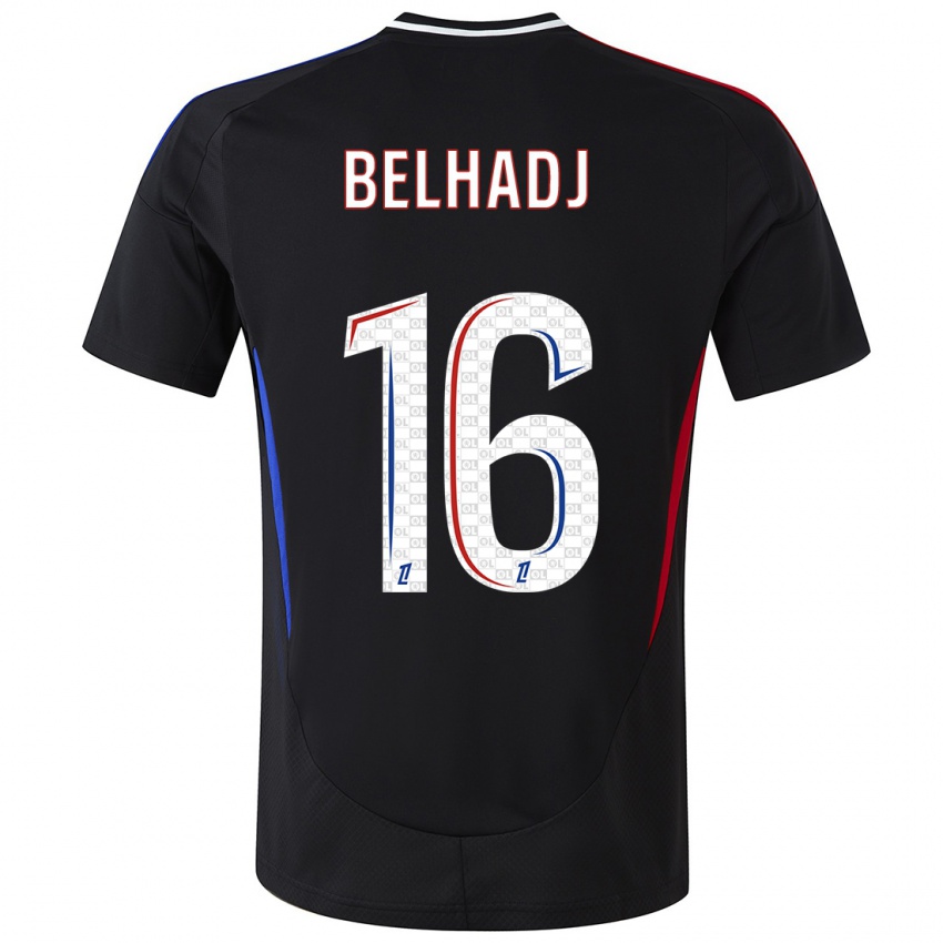 Niño Camiseta Féerine Belhadj #16 Negro 2ª Equipación 2024/25 La Camisa México