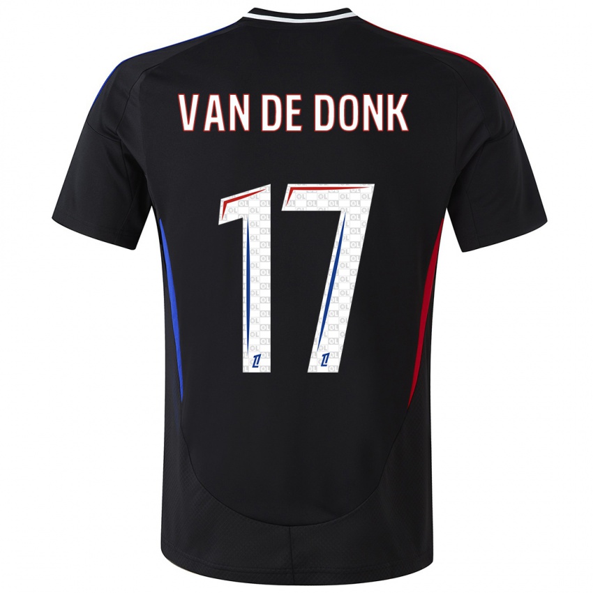 Niño Camiseta Danielle Van De Donk #17 Negro 2ª Equipación 2024/25 La Camisa México