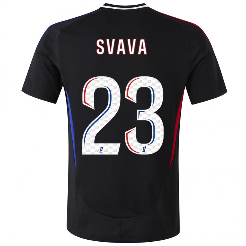 Niño Camiseta Sofie Svava #23 Negro 2ª Equipación 2024/25 La Camisa México