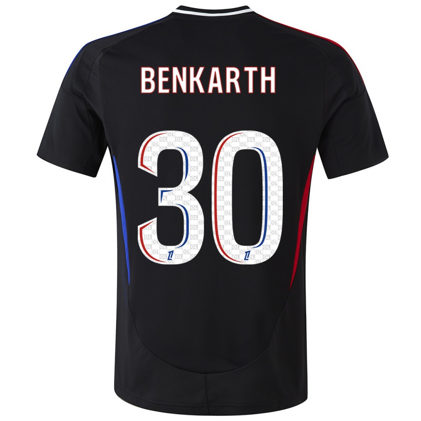 Niño Camiseta Laura Benkarth #30 Negro 2ª Equipación 2024/25 La Camisa México