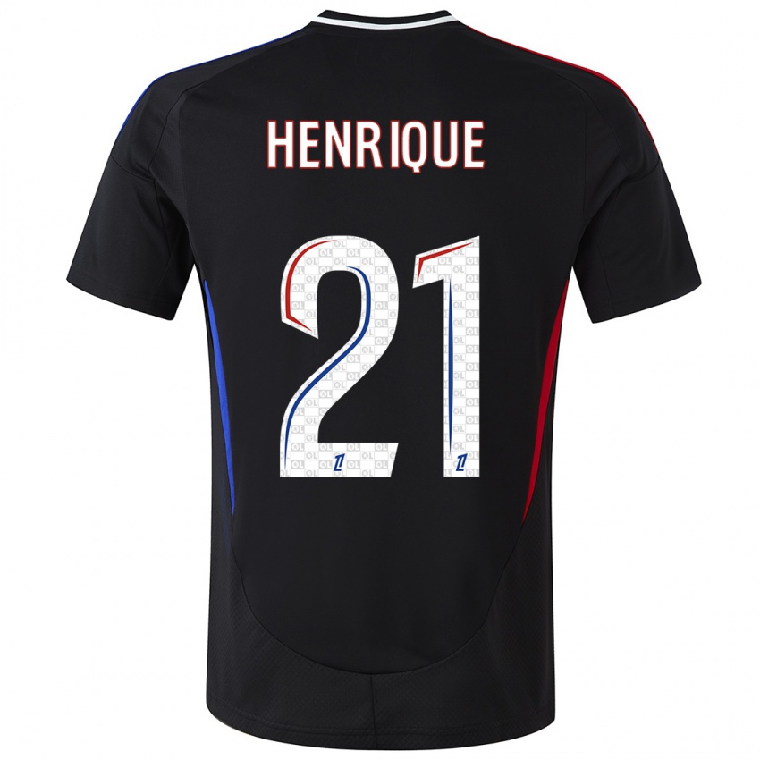 Niño Camiseta Henrique #21 Negro 2ª Equipación 2024/25 La Camisa México