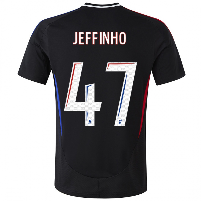 Niño Camiseta Jeffinho #47 Negro 2ª Equipación 2024/25 La Camisa México