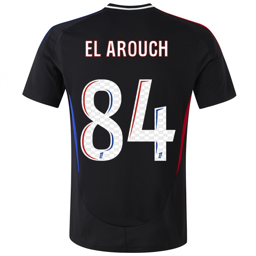 Niño Camiseta Mohamed El Arouch #84 Negro 2ª Equipación 2024/25 La Camisa México