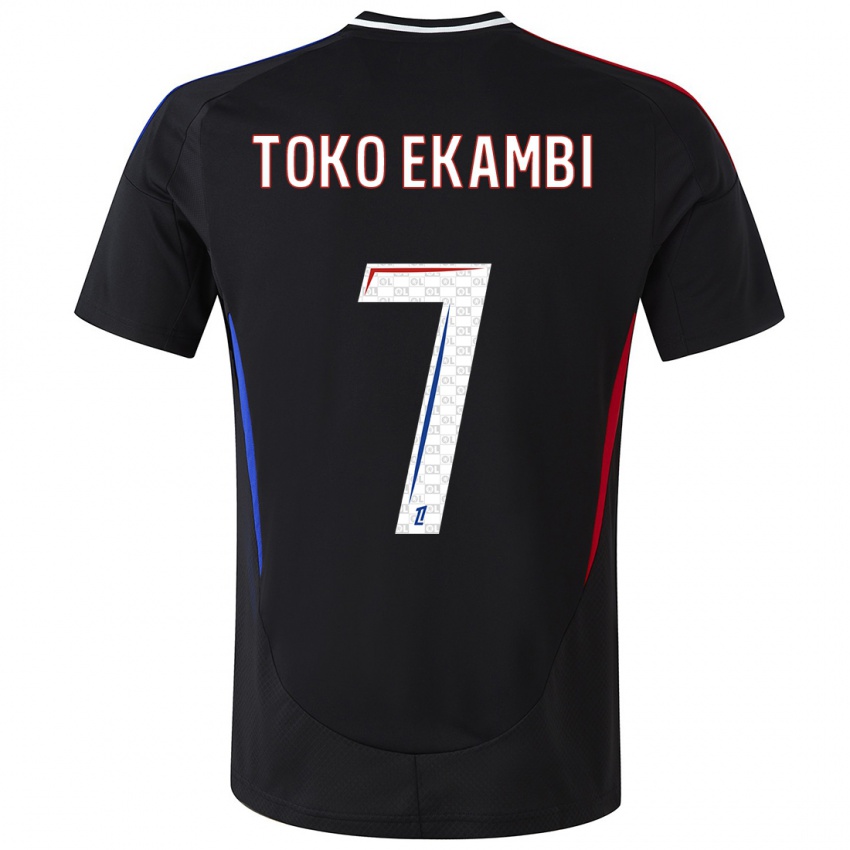 Niño Camiseta Karl Toko Ekambi #7 Negro 2ª Equipación 2024/25 La Camisa México