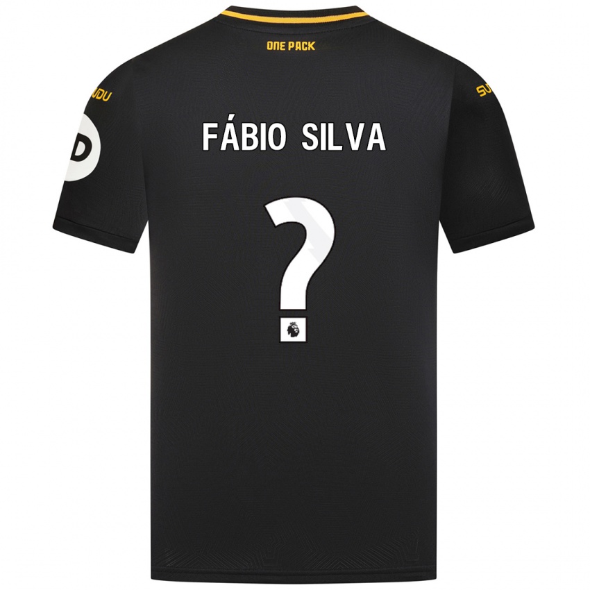 Niño Camiseta Fabio Silva #0 Negro 2ª Equipación 2024/25 La Camisa México