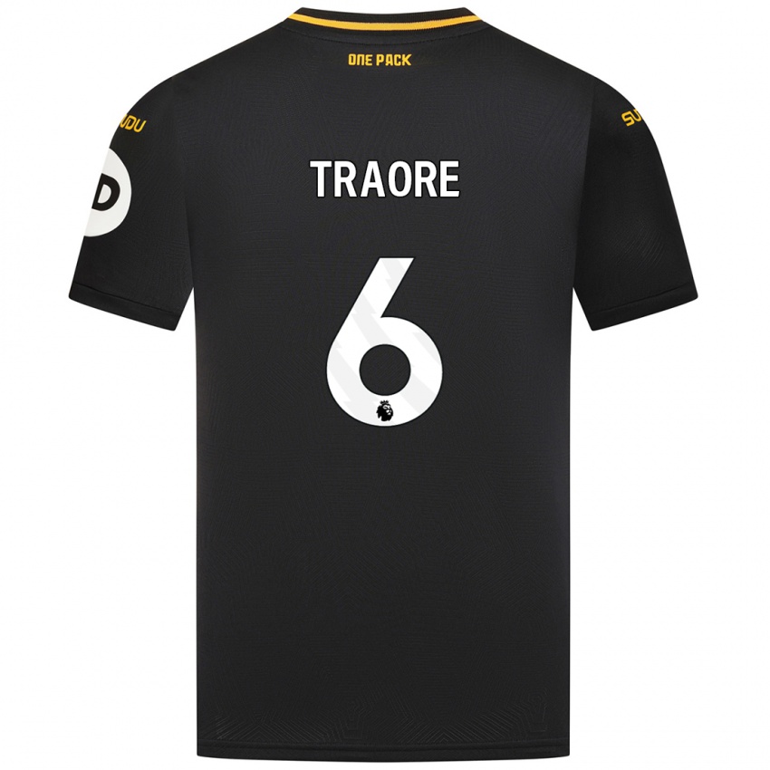 Niño Camiseta Boubacar Traoré #6 Negro 2ª Equipación 2024/25 La Camisa México