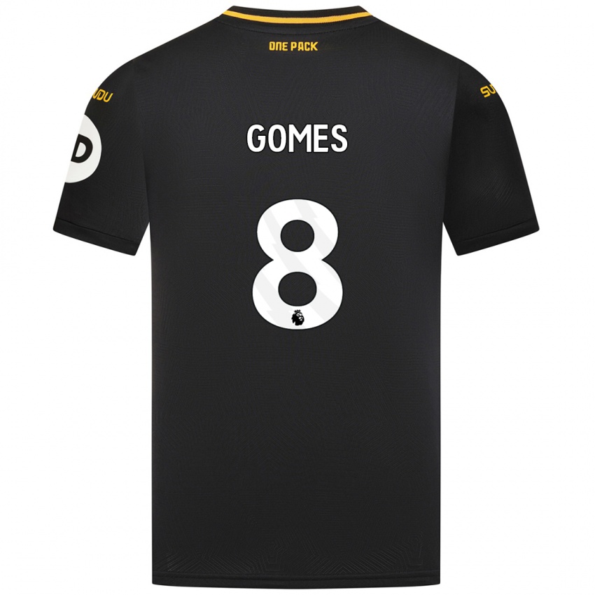 Niño Camiseta Joao Gomes #8 Negro 2ª Equipación 2024/25 La Camisa México