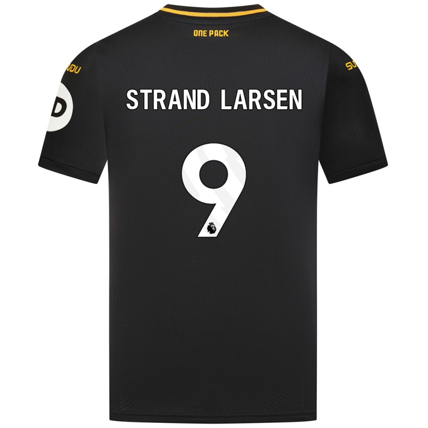 Niño Camiseta Jørgen Strand Larsen #9 Negro 2ª Equipación 2024/25 La Camisa México