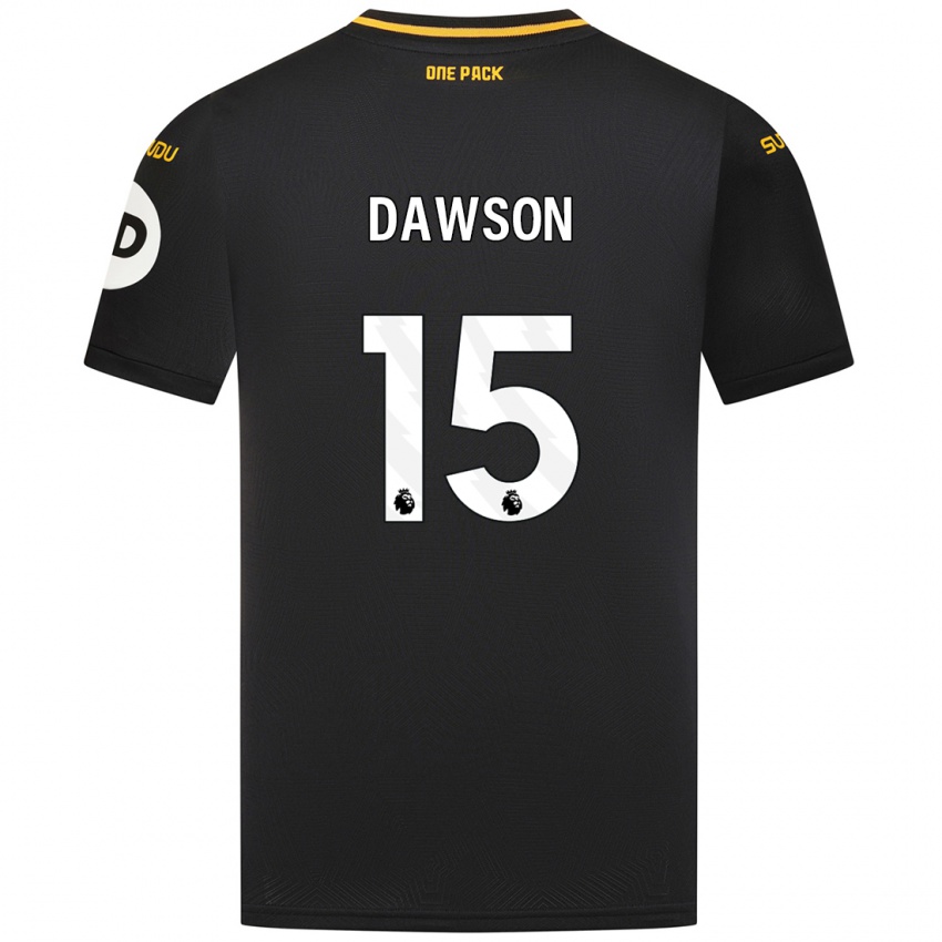 Niño Camiseta Craig Dawson #15 Negro 2ª Equipación 2024/25 La Camisa México