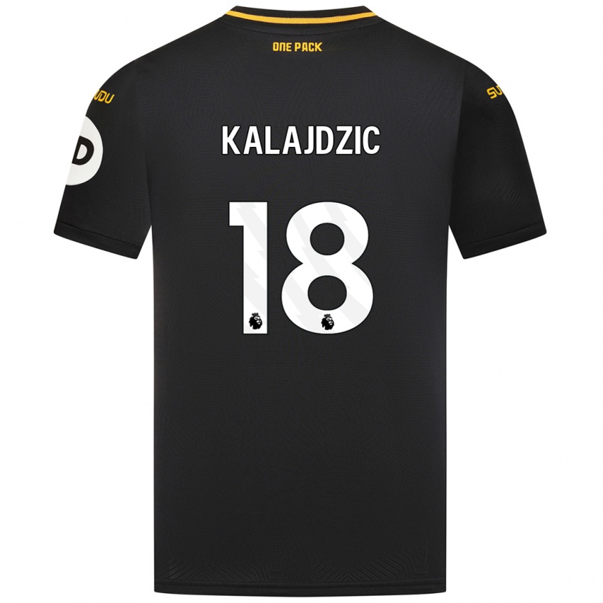 Niño Camiseta Sasa Kalajdzic #18 Negro 2ª Equipación 2024/25 La Camisa México