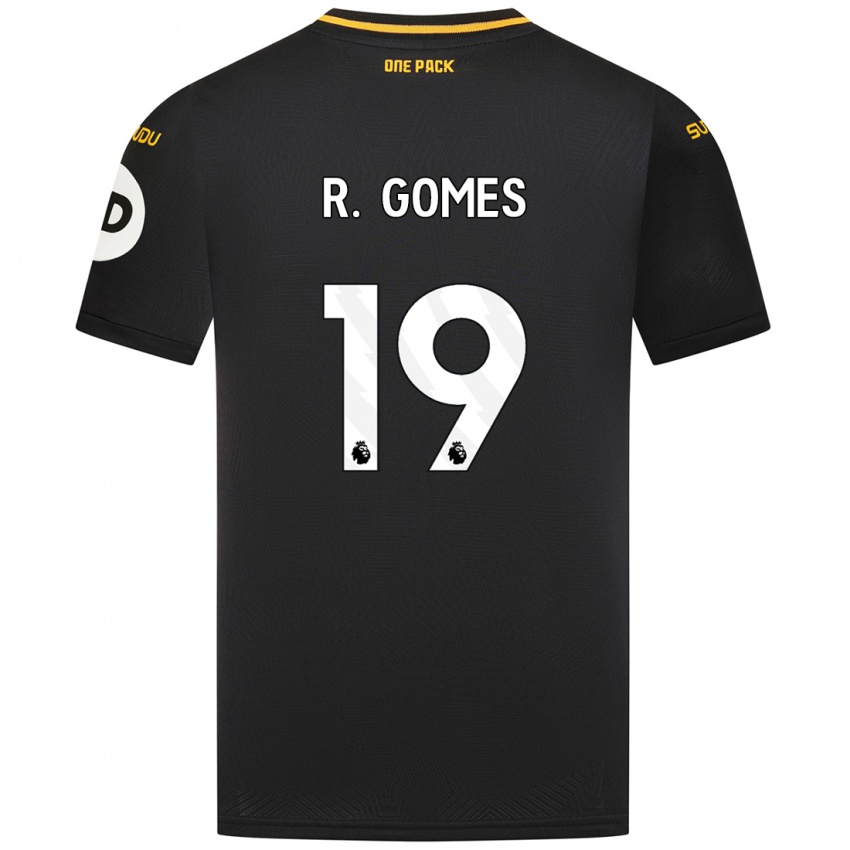 Niño Camiseta Rodrigo Gomes #19 Negro 2ª Equipación 2024/25 La Camisa México