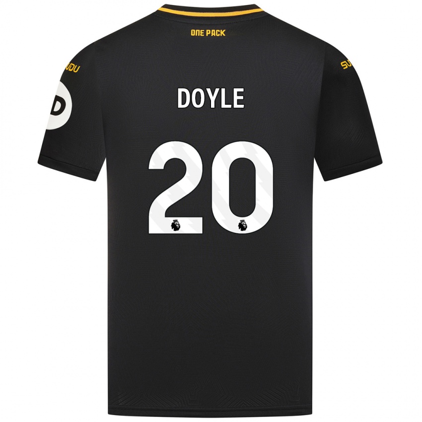 Niño Camiseta Tommy Doyle #20 Negro 2ª Equipación 2024/25 La Camisa México