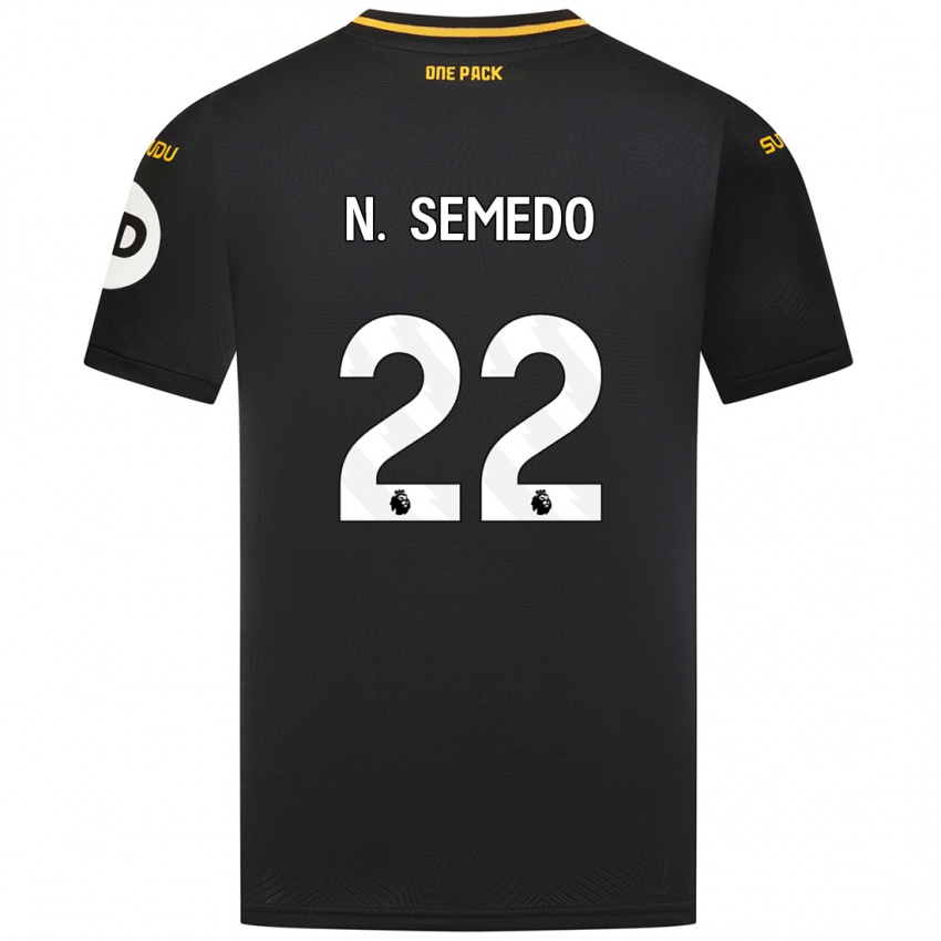 Niño Camiseta Nelson Semedo #22 Negro 2ª Equipación 2024/25 La Camisa México