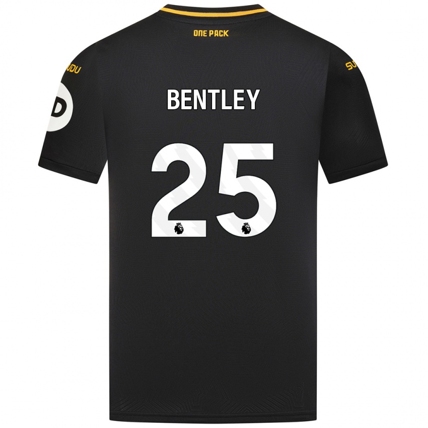 Niño Camiseta Daniel Bentley #25 Negro 2ª Equipación 2024/25 La Camisa México