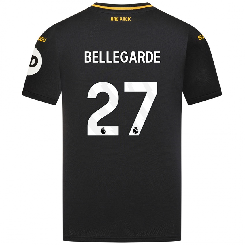 Niño Camiseta Jean-Ricner Bellegarde #27 Negro 2ª Equipación 2024/25 La Camisa México