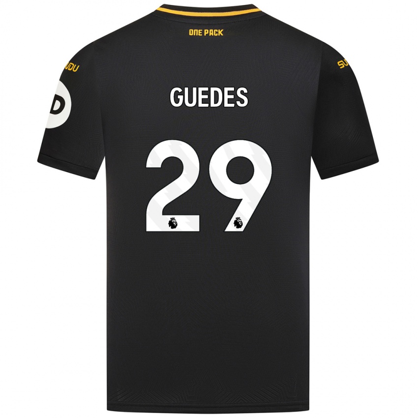 Niño Camiseta Goncalo Guedes #29 Negro 2ª Equipación 2024/25 La Camisa México