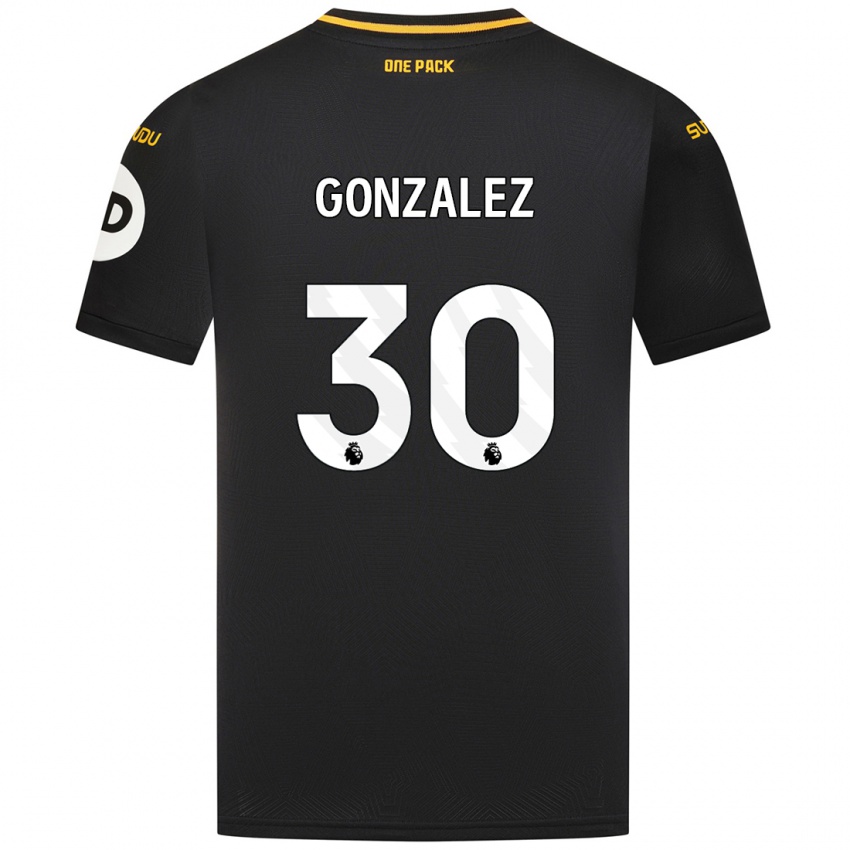 Niño Camiseta Enso González #30 Negro 2ª Equipación 2024/25 La Camisa México