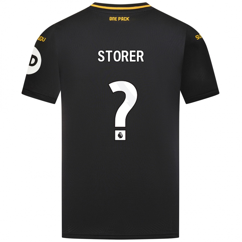 Niño Camiseta James Storer #0 Negro 2ª Equipación 2024/25 La Camisa México