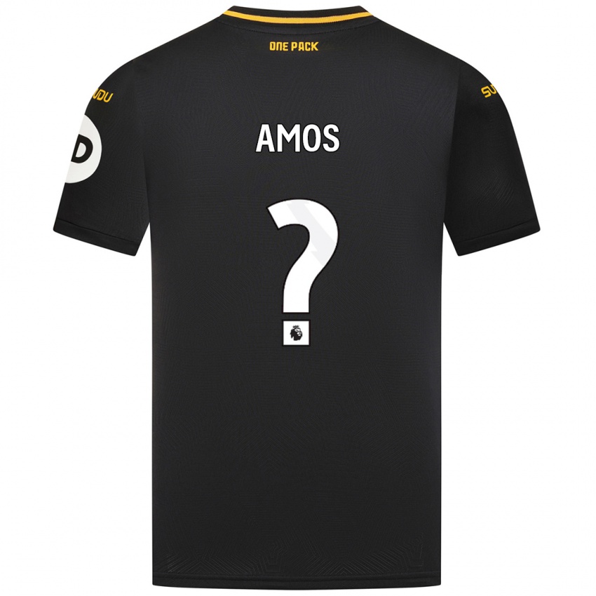 Niño Camiseta Stan Amos #0 Negro 2ª Equipación 2024/25 La Camisa México