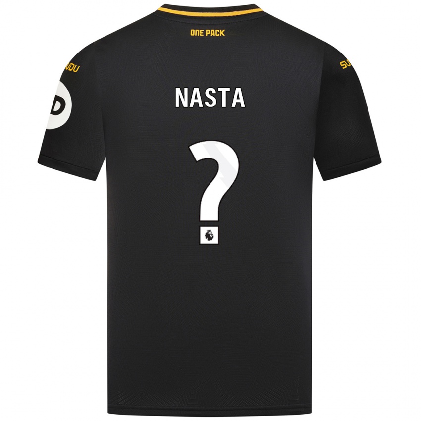 Niño Camiseta Arthur Nasta #0 Negro 2ª Equipación 2024/25 La Camisa México