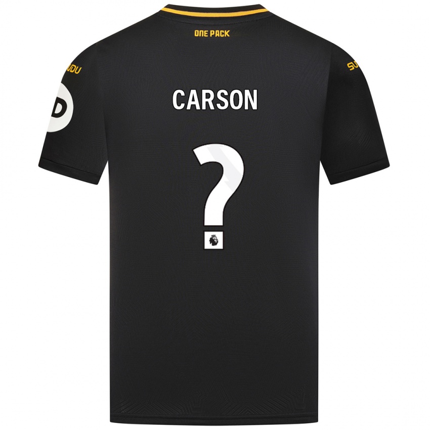 Niño Camiseta Hayden Carson #0 Negro 2ª Equipación 2024/25 La Camisa México