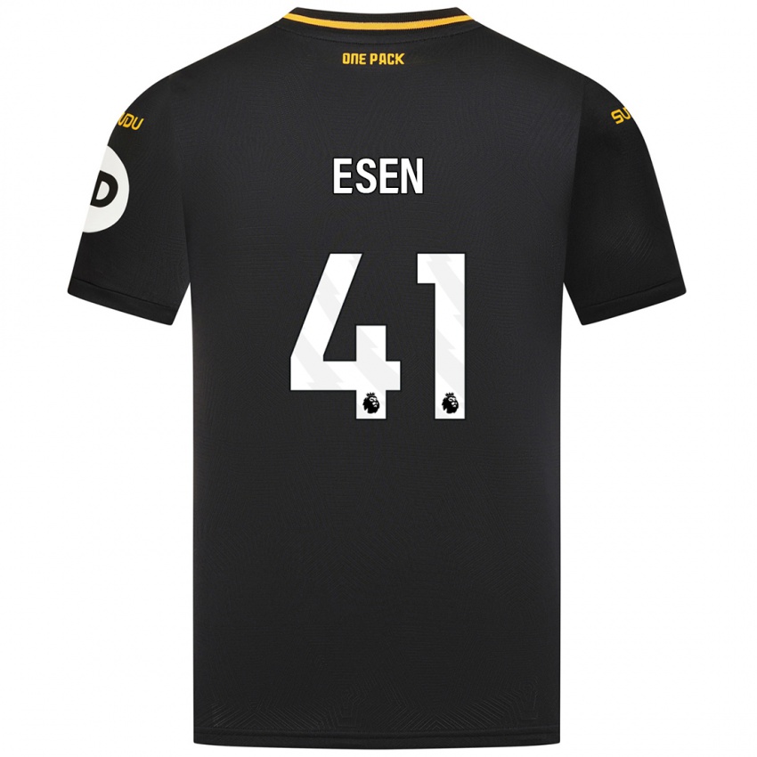 Niño Camiseta Josh Esen #41 Negro 2ª Equipación 2024/25 La Camisa México