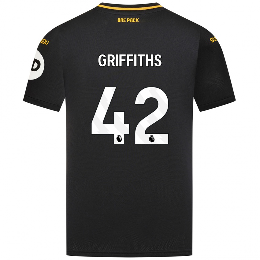 Niño Camiseta Harvey Griffiths #42 Negro 2ª Equipación 2024/25 La Camisa México