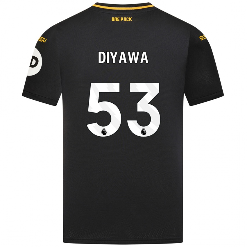 Niño Camiseta Aaron Keto-Diyawa #53 Negro 2ª Equipación 2024/25 La Camisa México